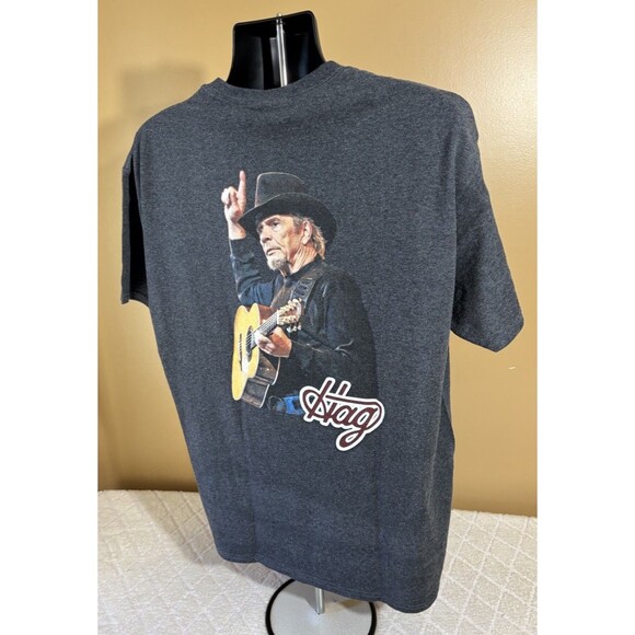 VTG Merle Haggard The Working Man The Legend The Poet The Okie 2 Sided Tee XL - Picture 9 of 13
